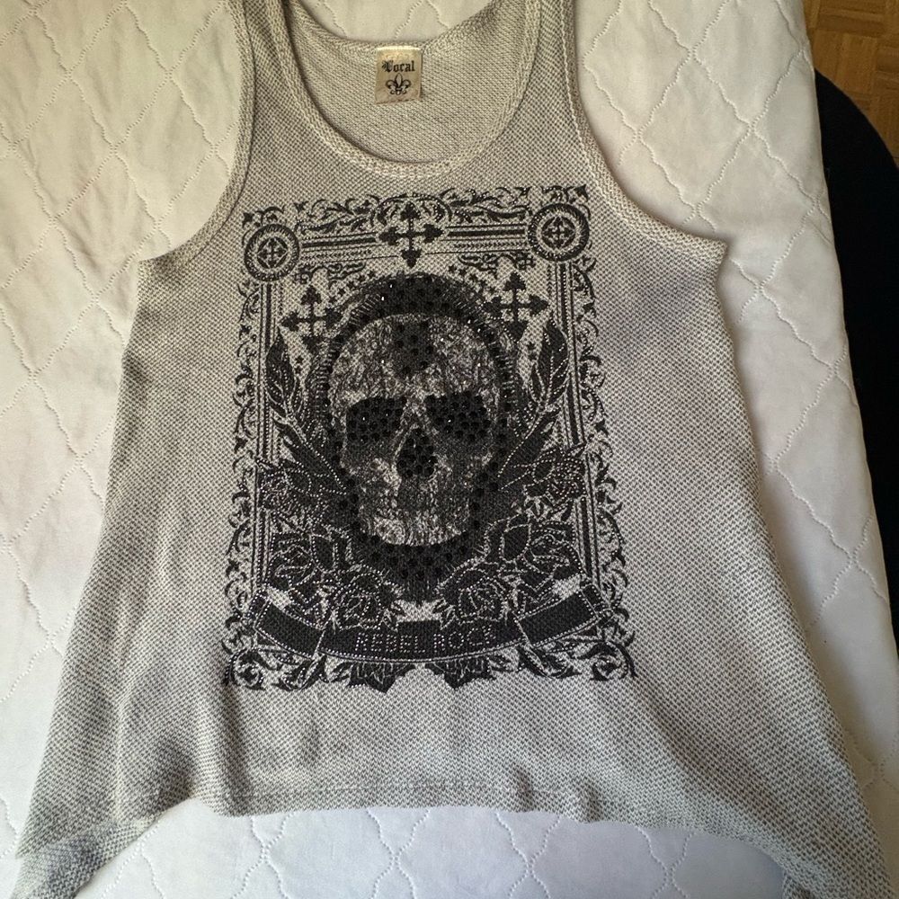 Skull Graphic Tank Top